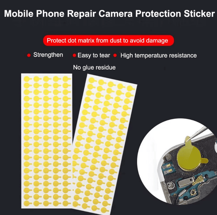 200 pegatinas protectoras antipolvo con matriz de puntos infrarrojos para cámara frontal - Quierox - Tienda Online