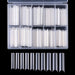200 piezas XXL Puntas de uñas postizas cuadradas a presión, curvas, rectas, acrílicas - Quierox - Tienda Online