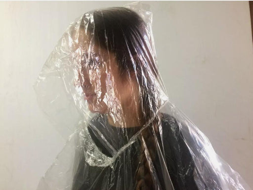 200 Ponchos de lluvia con capucha de emergencia, bata de protección desechable - Quierox - Tienda Online