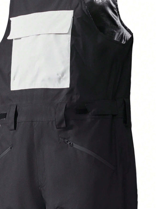 Traje de esquí para mujer , mono acolchado de esquí rectos holgados