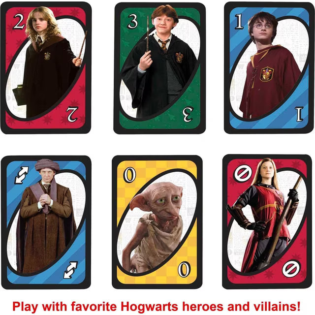 UNO Juego de cartas Harry Potter Mattel Games