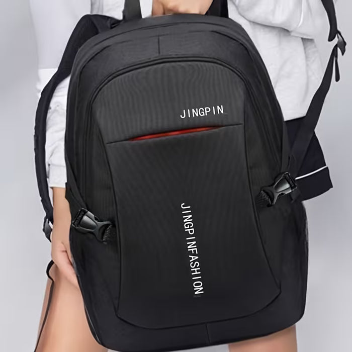 1 Mochila Compacta de Nylon para Hombre de Viaje de Gran Capacidad para Trabajo y Universidad