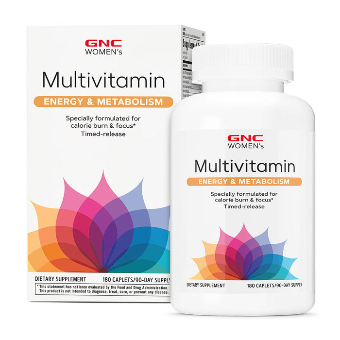 GNC para mujer Multivitamínico para la energía y el metabolismo - (90 porciones)