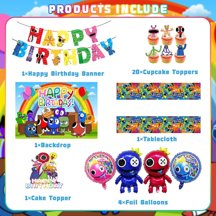 209 piezas de suministros de fiesta de cumpleaños de videojuegos, decoraciones de fiesta temática de juegos - Quierox - Tienda Online