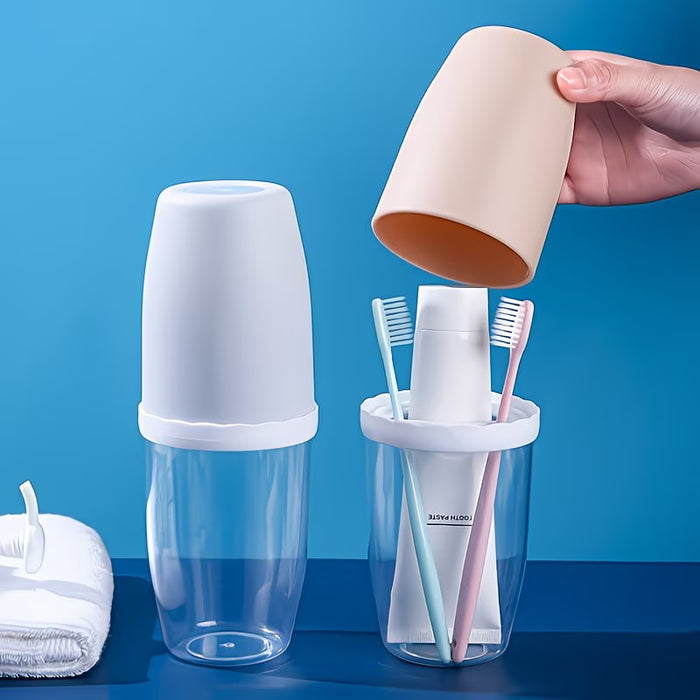 Soporte Organizador Portátil para Cepillo de Dientes