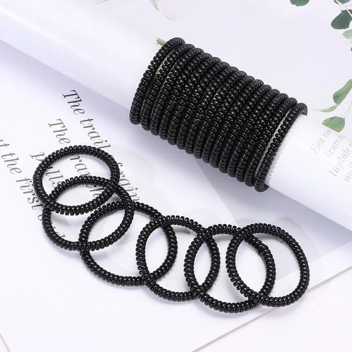 20pcs de cuerdas elásticas finas para el cabello, para mujer - Quierox - Tienda Online