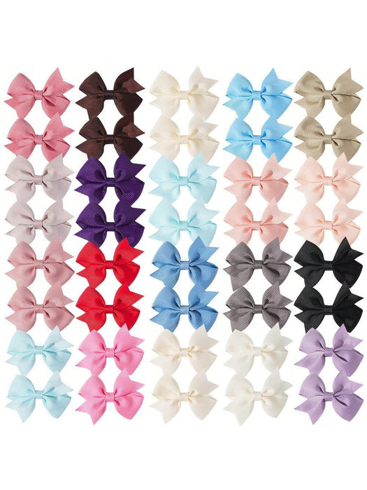 20 pinzas para el cabello infantiles color macaron, elegantes accesorios para el cabello de niñas