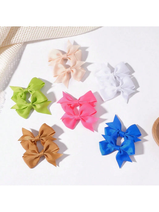 20 pinzas para el cabello infantiles color macaron, elegantes accesorios para el cabello de niñas