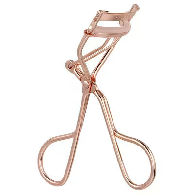 Rizador de pestañas profesional de Metal en tono dorado rosa