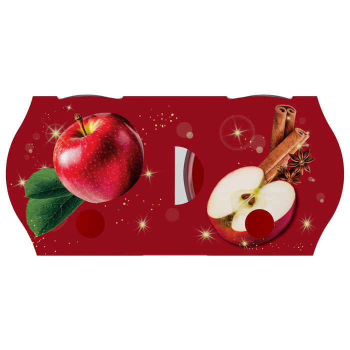 Glade® Vela en frasco, Manzana Cálida y Especias, 115 g, paquete de 2