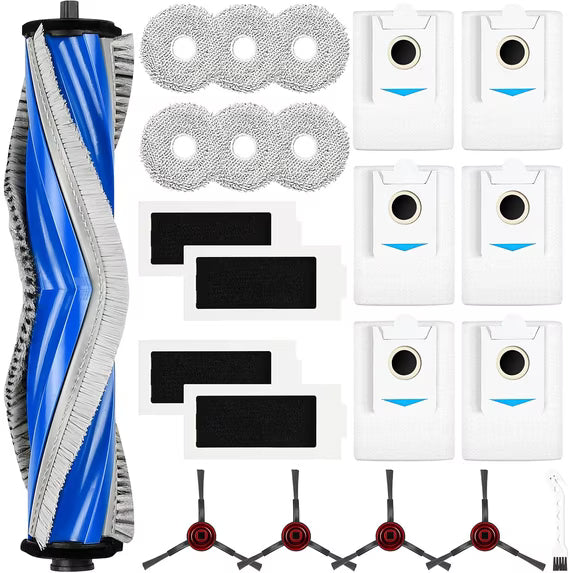 Kit de accesorios de 22 piezas compatible con las aspiradoras Ecovacs Deebot T30S, T30S Pro, T30S AI y T30S AI Care.