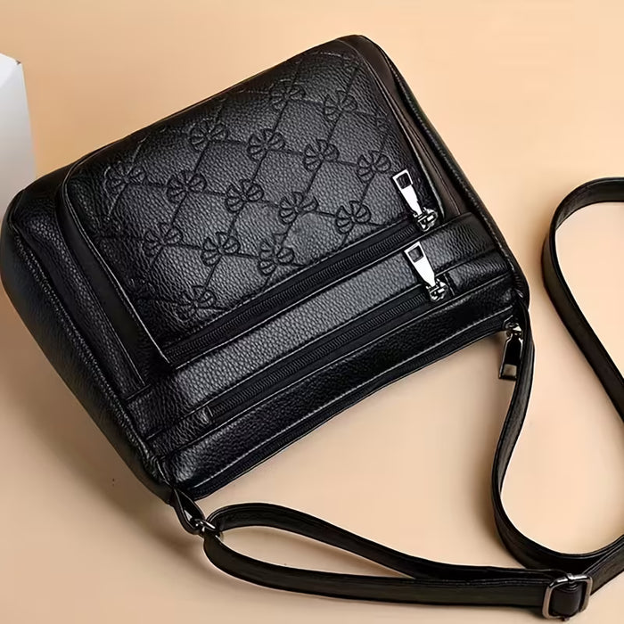 Bolso casual bandolera cuadrado acolchado para damas