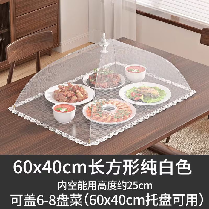 Cubierta de comida plegable para el hogar