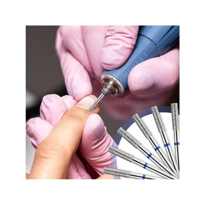 6 piezas de broca para cutículas, Brocas profesionales para taladro de uñas, para manicura
