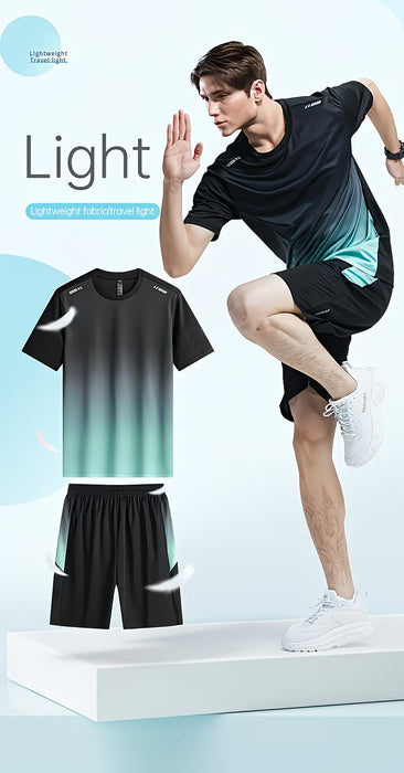 Conjunto deportivo de verano para hombre, ideal para correr al aire libre, fitness y uso casual