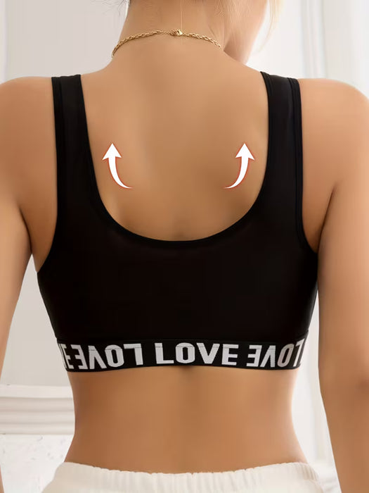 SHEIN Sujetador de Cierre Frontal para Mujer con Tirantes Anchos