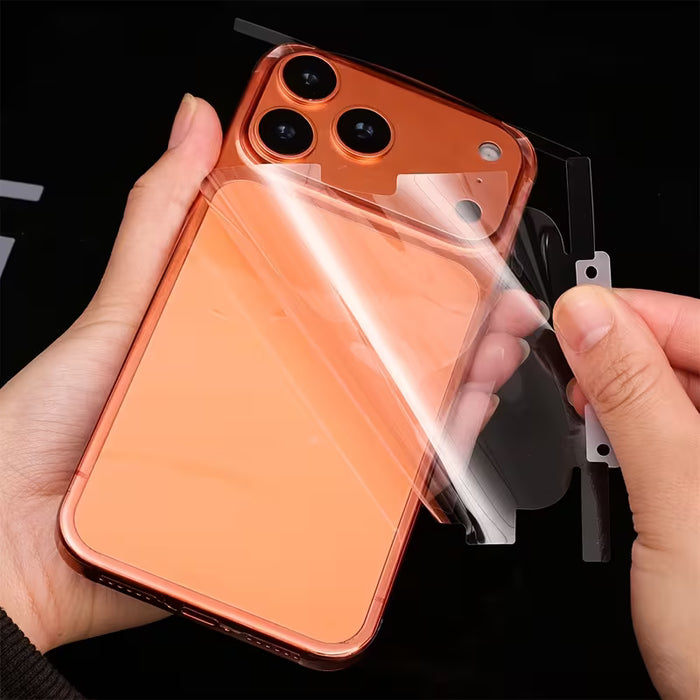 Juego de 2 película de hidrogel de cobertura total trasera compatible con iPhone 17 Pro Max