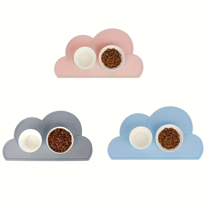 1pcs Alfombrilla Antideslizante para Comida de Gatos y Perros