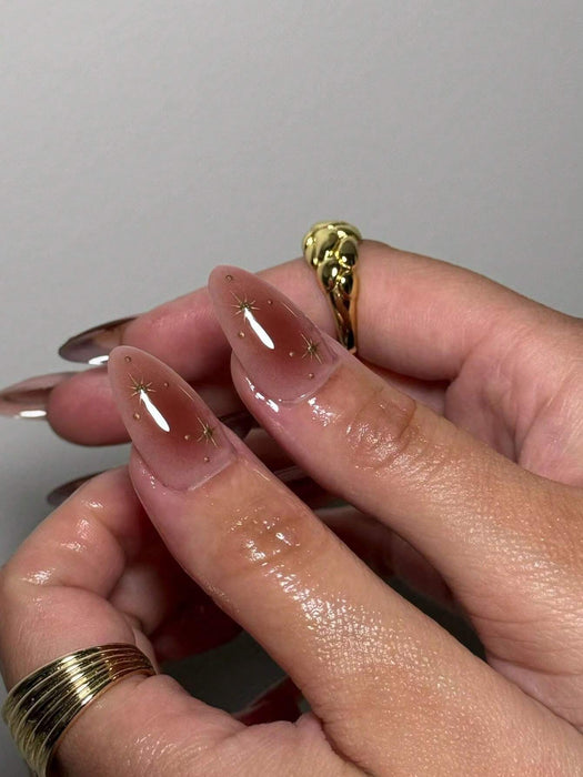 24 uñas de gel 3D con forma de almendra estilo Y2K para realzar tu estilo - Quierox - Tienda Online