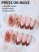 24 uñas de gel 3D con forma de almendra estilo Y2K para realzar tu estilo - Quierox - Tienda Online