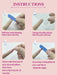 24 uñas postizas de almendra de color vino tinto con decoración de cometa y lazo - Quierox - Tienda Online