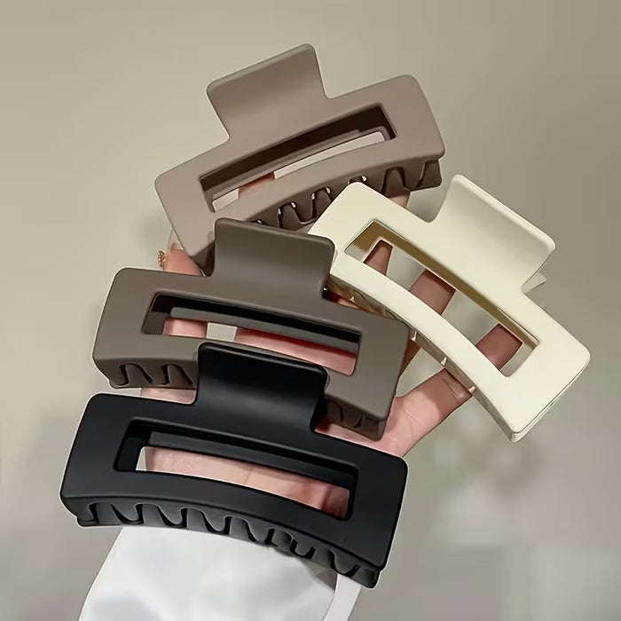 4 pinzas para el cabello de mujer, Agarre fuerte para cabello grueso y rizado