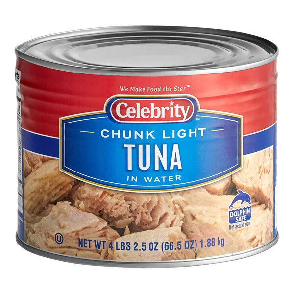 Atún claro en trozos Celebrity, 66.5 oz. - 6 unidades