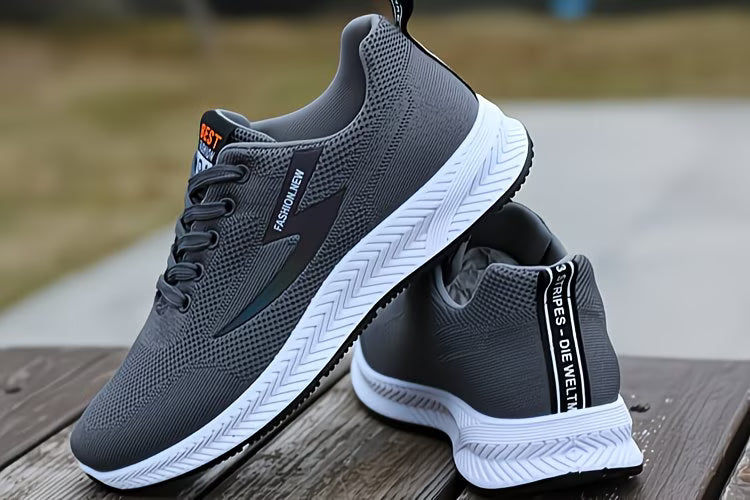Zapatillas deportivas ligeras antideslizantes de malla transpirable para hombre