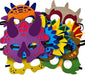 24PCS Máscara de Fiesta de Dinosaurio con Cordón Elástico diseños aleatorios - Quierox - Tienda Online