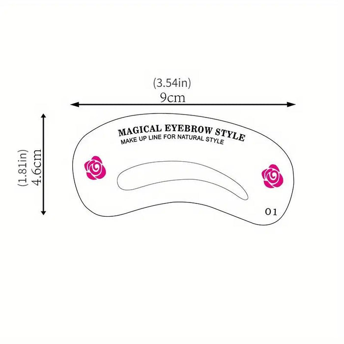 24pcs Tarjetas de Precisión para Dar Forma a las Cejas - Quierox - Tienda Online