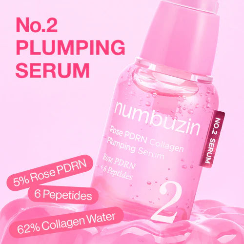 Sérum voluminizador de colágeno con rosa y PDRN n.° 2