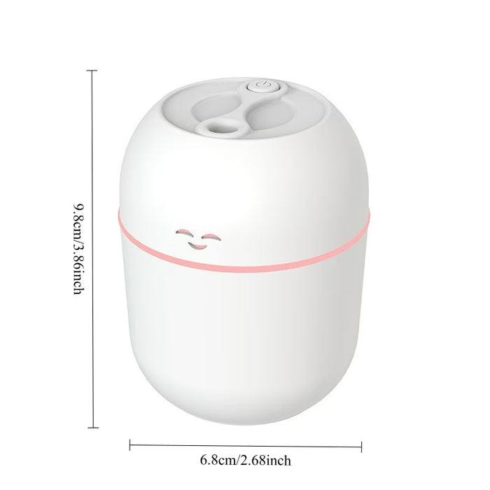 Humidificador compacto adecuado para dormitorios ideal para aromaterapia