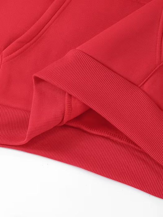 Sudadera casual para hombre con estampado de letras moderno y capucha con cordón