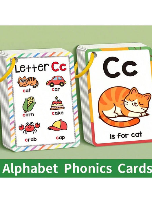26 tarjetas didácticas con el alfabeto en inglés, educación temprana para niños - Quierox - Tienda Online