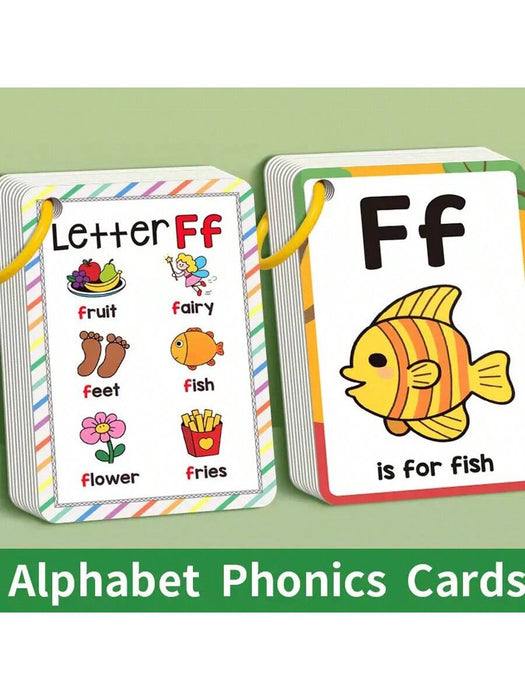 26 tarjetas didácticas con el alfabeto en inglés, educación temprana para niños - Quierox - Tienda Online