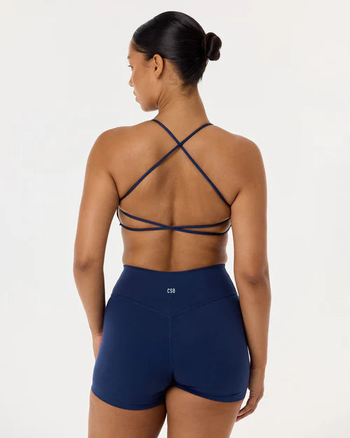 CSB  Top corto de soporte Serenity Lexi | Azul marino