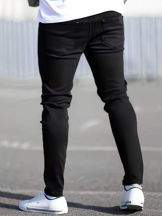 Vaqueros de Mezclilla Desgastados para Hombre