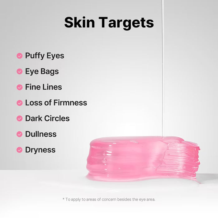 60 Parches ocular de hidrogel de colágeno peptídico para las ojeras