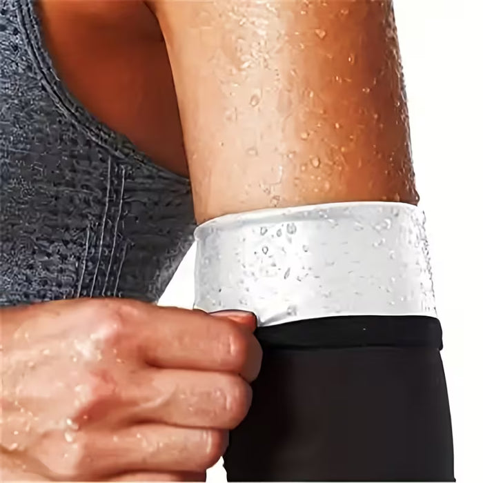 Un set de bandas para el sudor de los brazos para entrenamientos intensos