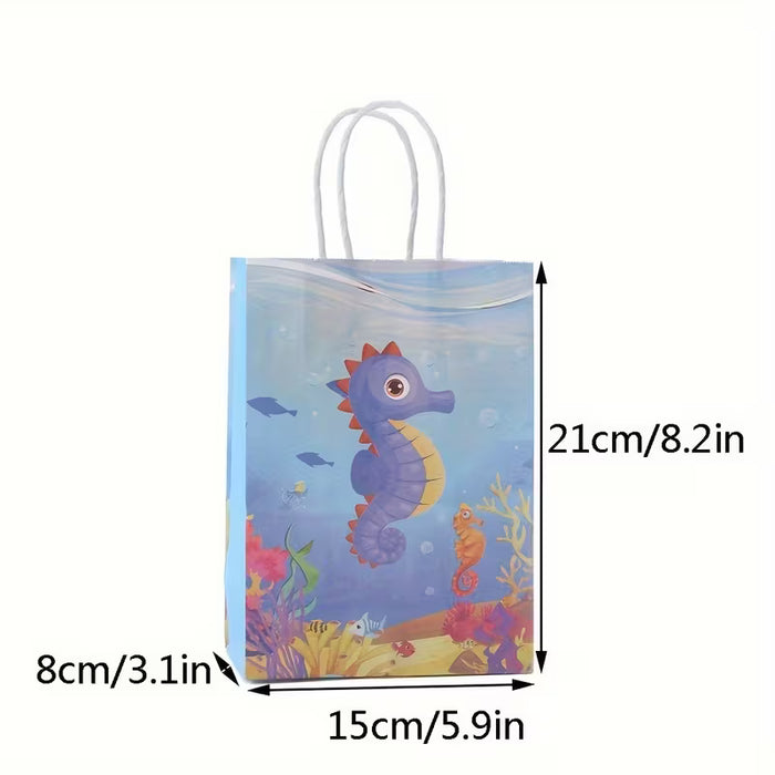 SHEIN Bolsa de Regalo de Fiesta Temática Oceánica