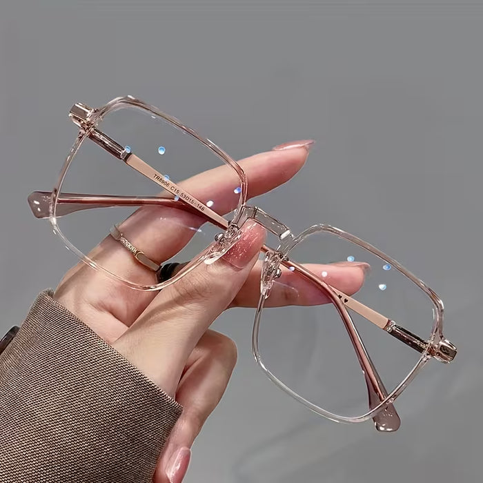 SHEIN Gafas de moda cuadradas clásicas, aptas para hombres y mujeres