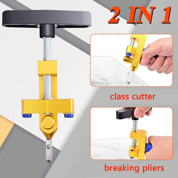 Herramienta manual 2 en 1 para cortar y abrir azulejos, ideal para aficionados a las reformas
