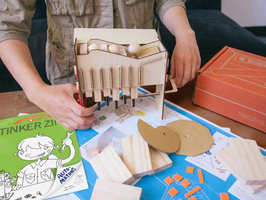 Autómato de madera, juegudos para niños