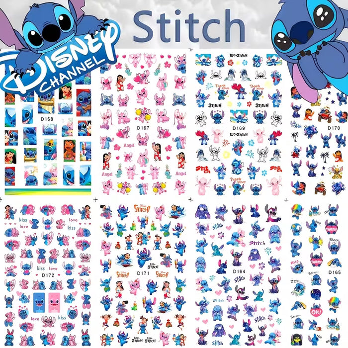 SHEIN Stickers 1 unidad de pegatinas de Disney Stitch para uñas