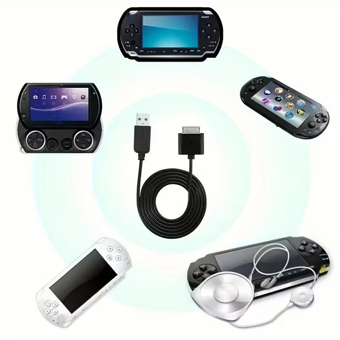 Cable USB de carga para PS Vita 1000, duradera, para sincronización de datos