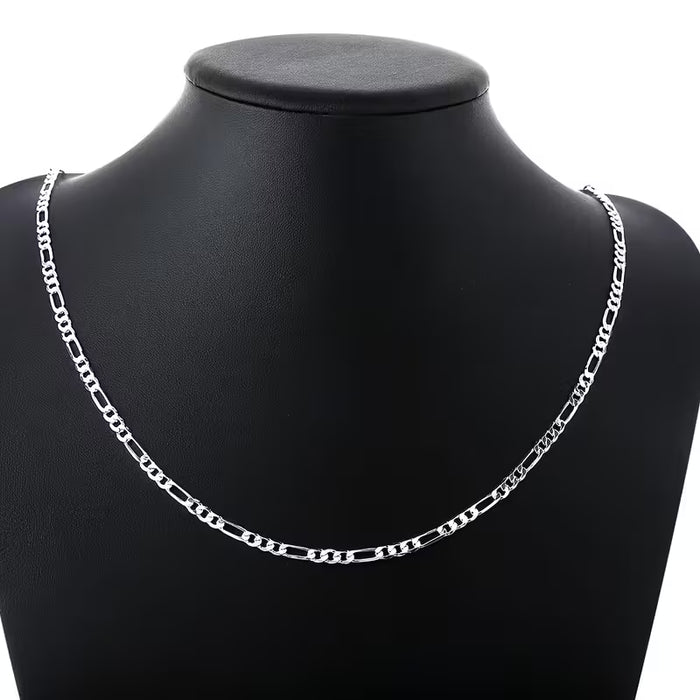 Collar Fijaro de Acero Inoxidable Elegante para Mujeres/Hombres 40cm