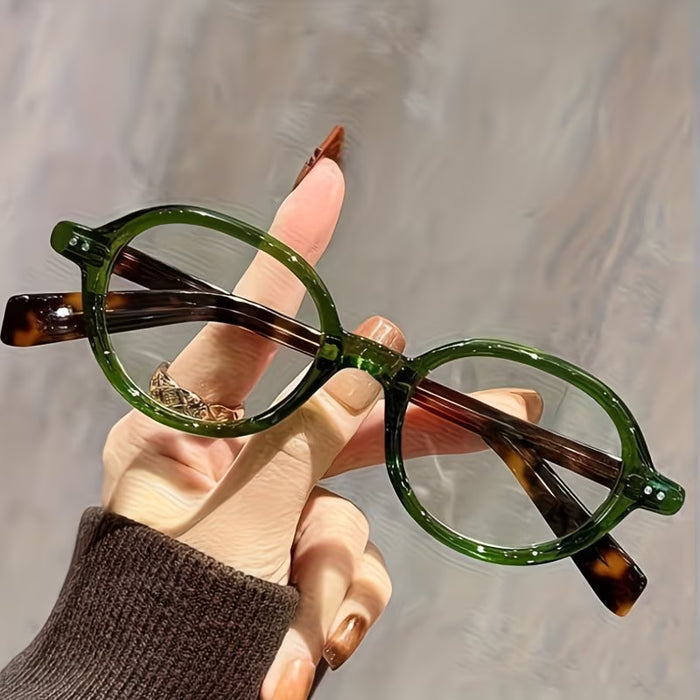 Gafas de moda para mujer con montura redonda pequeña