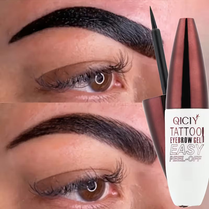 QICIY Gel para Cejas Tattoo Fácil de Quitar - Impermeable y a Prueba de Manchas