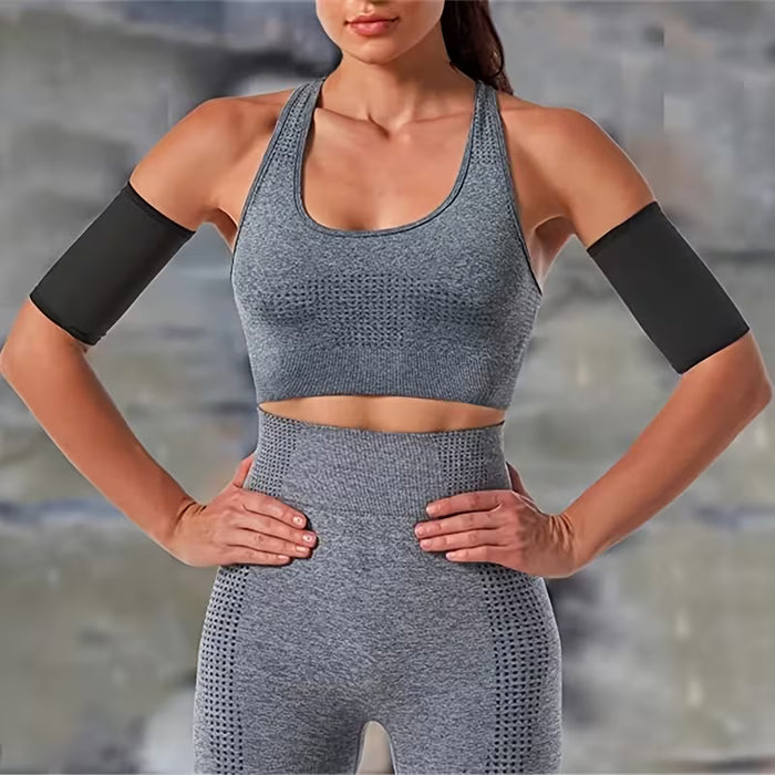 Un set de bandas para el sudor de los brazos para entrenamientos intensos