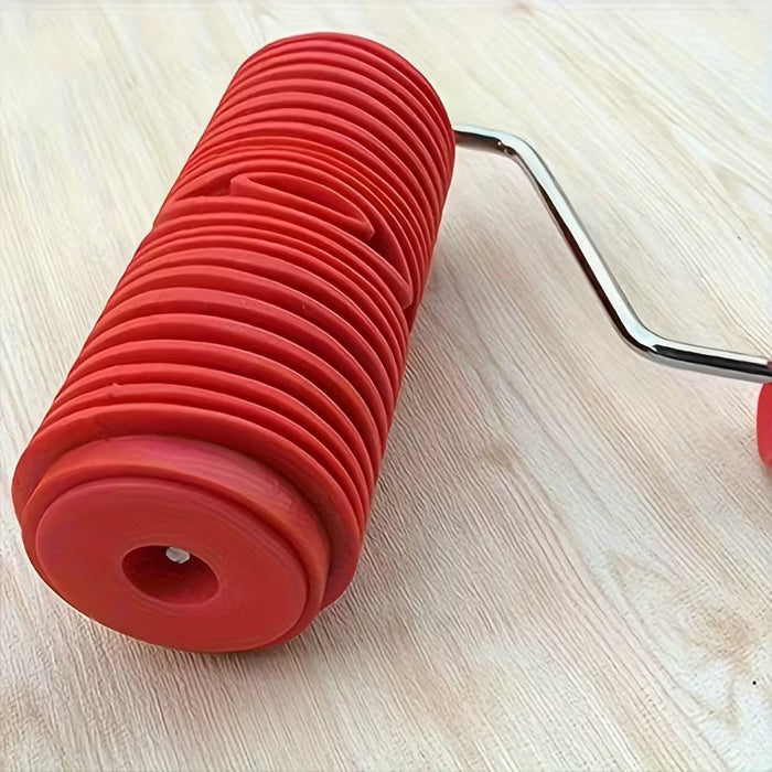 1 Herramienta de Pintura con Efecto Madera DIY - Rodillo Texturizador Realista para Paredes